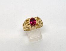 Ring roze steen Ring roze steen