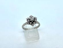 Ring witgoud diamant Ring witgoud diamant